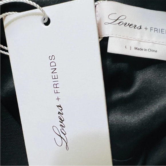 NWT Lovers + Friends Black Rory One Shoulder Mini Dress - Picture 2 of 9